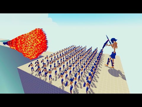 100x SKELETON WARRIOR + 1x GIANT vs EVERY GOD - Totally Accurate Battle Simulator TABS