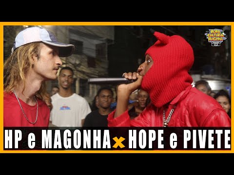 HP e MAGONHA X PIVETE e HOPE - 1ª FASE - 214ª EDIÇÃO - Roda Cultural da Rocinha