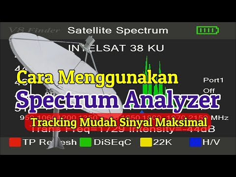Cara Menggunakan SatFinder Dengan Spectrum Analyzer GTMedia V8 Finder Meter