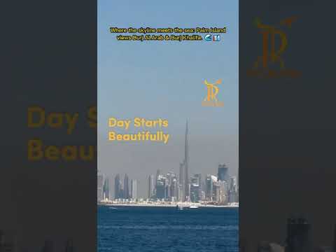 Discover the enchanting views of Palm Island, 🏝️🏙️ @toursbyrafiq