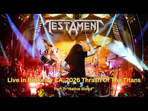 Videoclip de Native Blood (Live @ Paramount Theatre, Huntington, New York) — Testament
