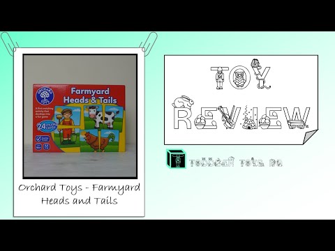 Orchard Toys. Farmyard Heads & Tails Game Review