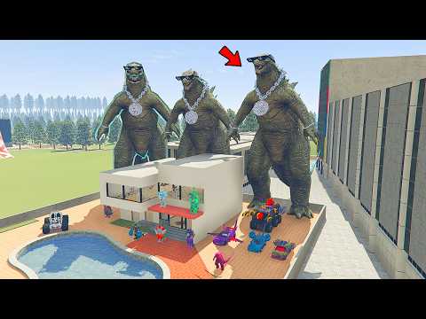 Stealing Every GOD GODZILLA SUIT in INDIAN BIKES DRIVING 3D