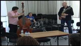 Masterclass com Carlos Bica, Frank Möbus e Jim Black