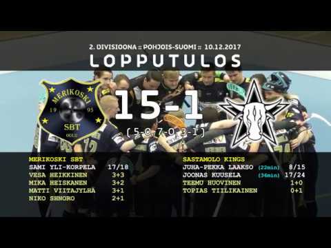 Maalikooste: Merikoski SBT vs. Sastamolo Kings (10.12.2017)