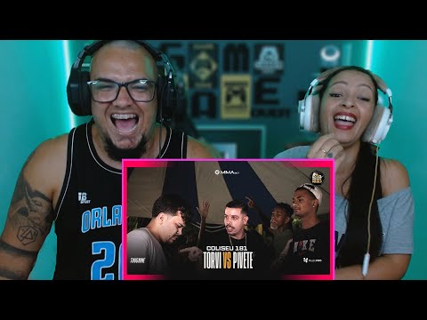 REAGINDO A (DEUSES DA GASTAÇÃO 😂😂) PIVETE X TORVI - 2º FASE - BATALHA DO COLISEU - EDIÇÃO 181