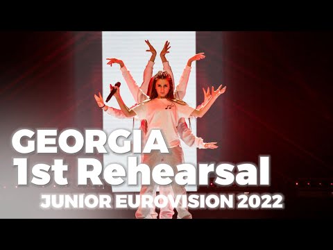 🇬🇪Mariam Bigvava - I Believe | GEORGIA 1st Rehearsal PHOTOS | Junior Eurovision 2022