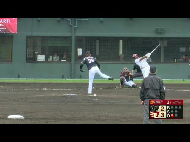 【練習試合】イーグルス・ブラッシュ 外野手が一歩も動かない完璧弾!! 2019/2/17