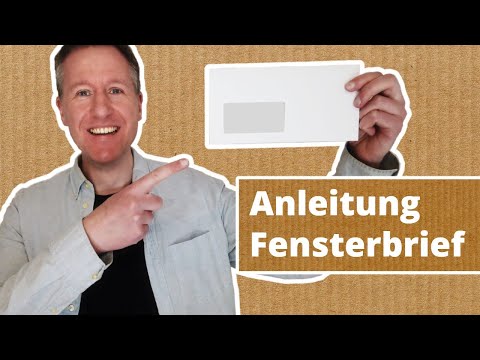 Fensterbriefumschlag: Word einrichten & Brief falten