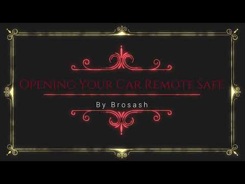 Opening Your Brosash Car Remote Safe - Realistic and Easy to Use Car Stash Compartment | Hide Cash