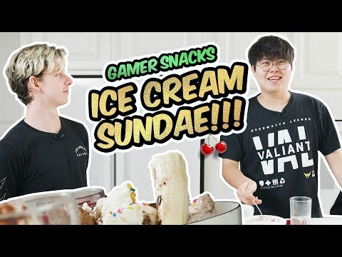 EZ ICE CREAM SUNDAE RECIPE!!! - Gamer Snacks with Kariv and Agilities