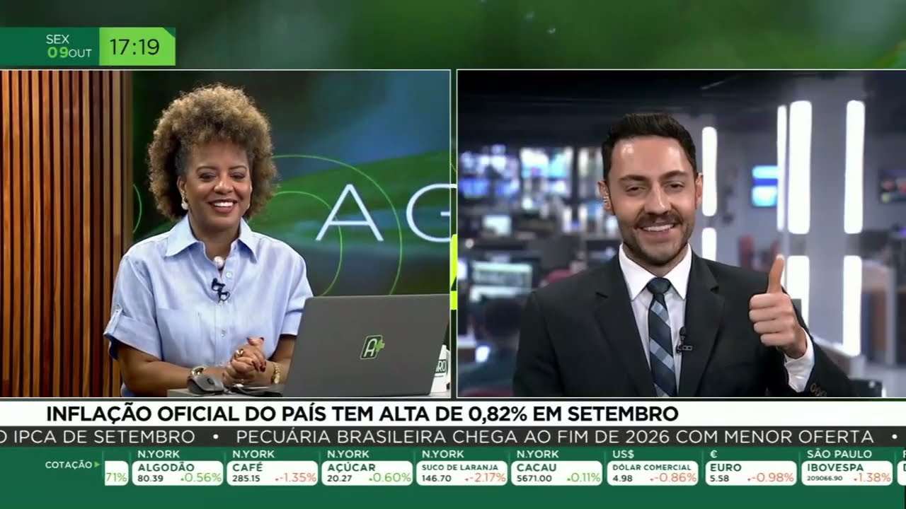 Conexão BandNews TV e Jornal AgroMais desta sexta-feira, 09/10