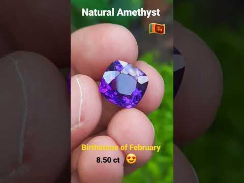 Natural Amethyst 😍💜️ #srilanka #birthstone #pendant #gemstone 0711018460