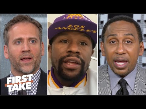 弗洛伊德-梅威瑟與斯蒂芬-A.和麥克斯談論拳擊的業務 - First Take (Floyd Mayweather talks about the business of boxing with Stephen A. & Max | First Take)