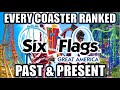 Ranking Every Coaster EVER At Six Flags Great America Past Present Gurnee Illinois