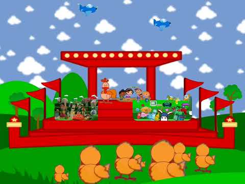 BabyTV Ident Booby and Booba La la la Louie's World Babyboo Zeppelin Animation 2009