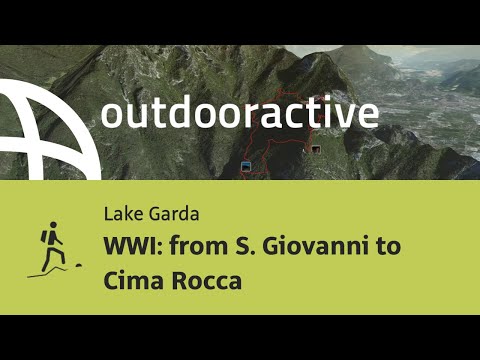 mountain hike at Lake Garda: WWI: from S. Giovanni to Cima Rocca