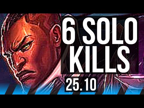 LUCIAN vs YONE (MID) | 6 solo kills, Legendary, 19/3/6, 41k DMG | KR Diamond | 25.10