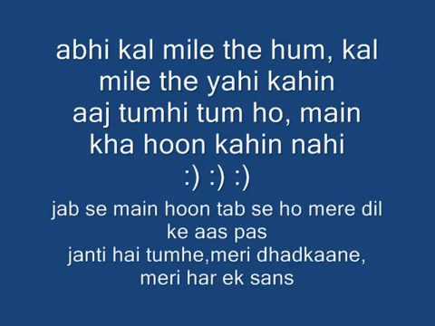 SARPHIRA SA HAI DIL - LYRICS  ♥ Love You Mr. Kalaakar 2011 -