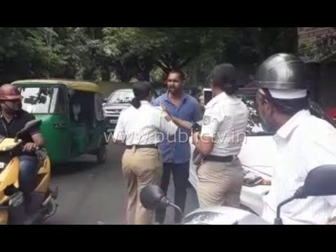 ನೋ ಪಾರ್ಕಿಂಗ್‍ನಲ್ಲಿ ಕಾರು ನಿಲ್ಲಿಸಿ ಮಹಿಳಾ ಪೊಲೀಸರಿಗೆ ಅವಾಜ್ ಹಾಕಿದ ಚಾಲಕ | Public TV - Latest Kannada News, Public TV Kannada Live, Public TV News