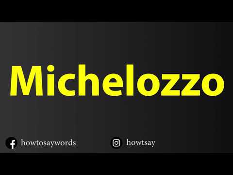 How To Pronounce Michelozzo