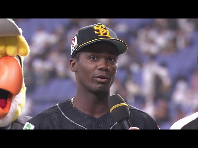ホークス・モイネロ投手ヒーローインタビュー 9月14日 オリックス・バファローズ 対 福岡ソフトバンクホークス