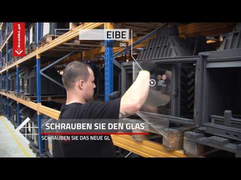 Kratki24.de - Kaminglas austauschen Glas wechseln vom Kamineinsatz