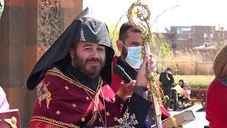 Ծաղկազարդը Մասյացոտնի թեմում