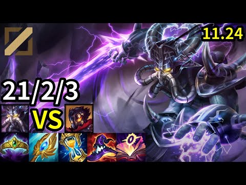 Kassadin Mid vs Viktor - KR Master | Patch 11.24