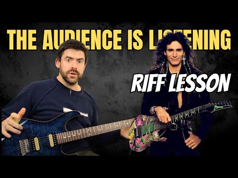 The Audience Is Listening by Steve Vai - Riff Guitar Lesson w/TAB - MasterThatRiff! 90