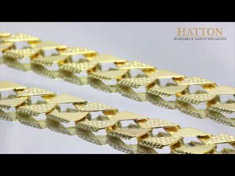 9ct 14ct 18ct  Heavy Curb Chain | UK Hallmark | 22"-30"- Hatton Jewellers London