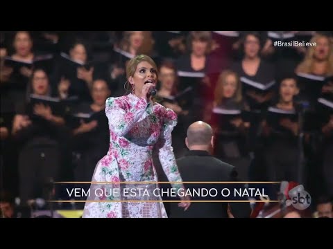 VEM CHEGANDO O NATAL | Aline Barros | Brasil Believe 2018 | SBT
