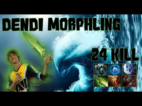 DENDI MORPHLING 24 KILL RANKED MATCH
