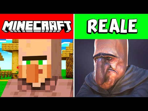 I MOSTRI DI MINECRAFT NELLA VITA REALE