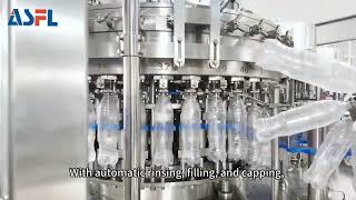 DCGF Series PET Bottle Carbonated Drink Filling Machine/Rinsing, Filling, Capping with PLC Control