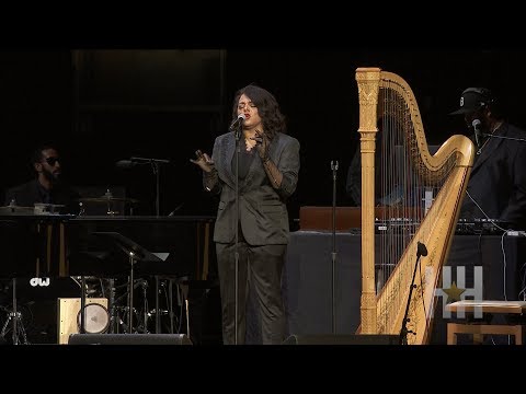 Marsha Ambrosius Performs At Nipsey Hussle's Memorial Service