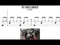My Own Summer Deftones Grade 2 Beginner Version