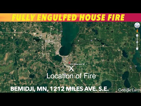 Fully Engulfed House Fire In Bemidji