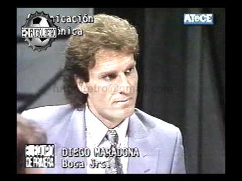 Maradona vs Pasarella Polemica en Tribuna Caliente 1996 FUTBOL RETRO TV