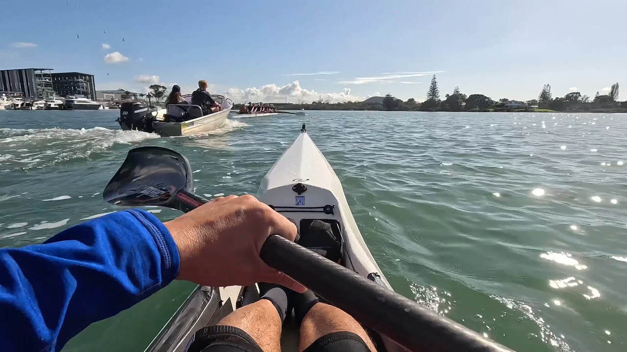 River trip on surfskis