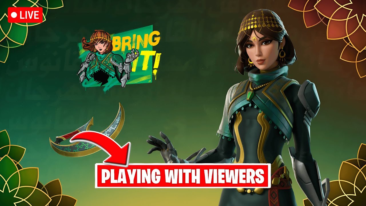 🔴 [LIVE] *Fortnite* Playing with viewers🔴 Use code- Electroturbo #ad🤝💞