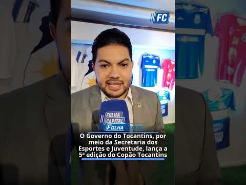 O Governo do Tocantins, por meio da Secretaria dos Esportes e Juventude, lança a 5ª edição do Copão