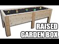 How to Build a MASSIVE Raised Garden Box - Free Plans!