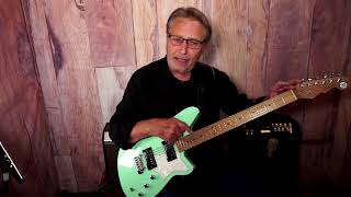 Video thumbnail for Reverend"s Baritone guitar, Descent W with Rich Severson by Rich Severson