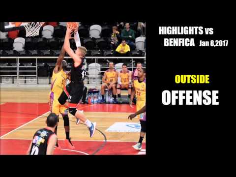 Bryce Douvier - vs BENFICA (Jan 8, 2017)