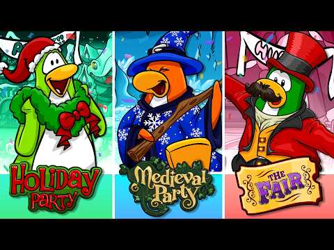 The Complete History of Club Penguin Parties (2005-2017)