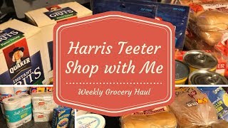 SHOP with ME and Weekly GROCERY HALL  ||  Harris Teeter  ||  SHOPPING ON A BUDGET