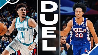 LaMelo Ball - Charlotte Hornets - Jared McCain - Philadelphia Sixers