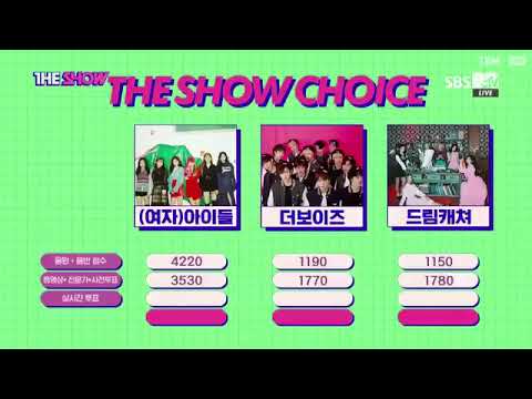 180522 THE SHOW - (G)I-DLE 1st win #LATATA1stWIN