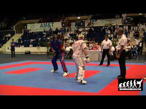 Krisztián Jároszkievicz v Chris Aston WAKO European Championships 2012